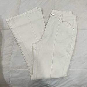 White Kickflare Jeans